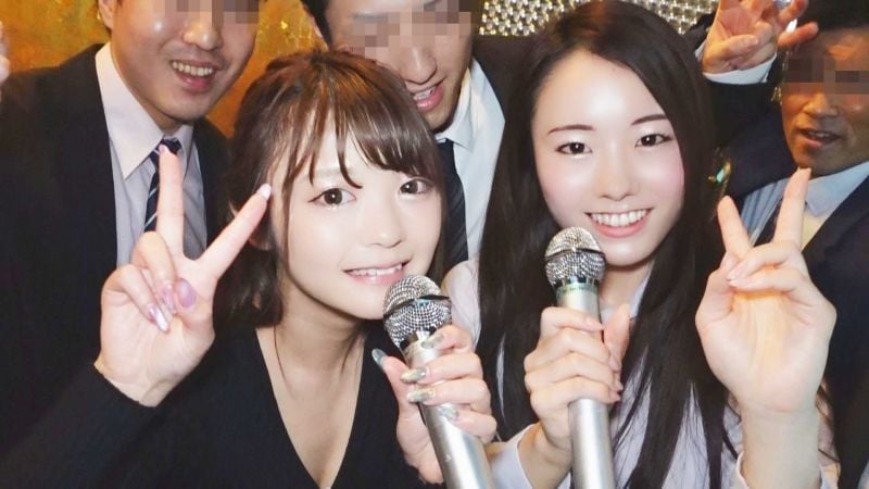 FC2-PPV-1594762 [卡拉OK联谊乱交]大银行横滨支店女子银行员2名×旅行公司职员4名①[高画质]