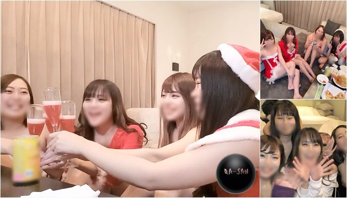 FC2-PPV-1618451 2020年辣妹4人的耶诞派对 参加者自拍性爱 77分