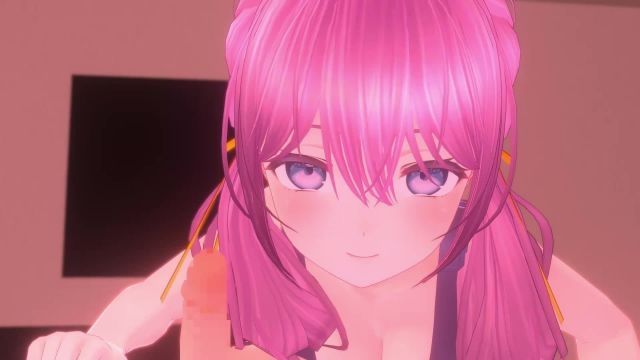  [ほろぽん] 巨乳スク水ツインテール妹がお口でご奉仕～寝起き編～【3Dアニメ】