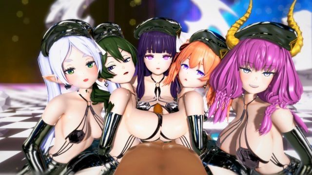  [7pupu] 芙莉蓮x費倫x尤蓓爾x阿烏拉x莉妮耶 - STEP【葬送のフリーレン】4k SEX